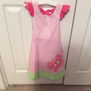 NWT Rare Editions Pink Check Dress 5